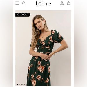 Bohme maxi dress. New with tags